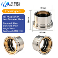Lentille de collimation HXLASER, ensemble de focalisation laser à fibre D37 F100 F150 F200, lentille laser avec support pour tête laser WSX NC63 NC63A