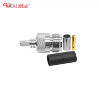 Connecteur étanche N femelle EZ Crimp pour LMR195, Jack coaxial droit sans soudure pour assemblage de câble de raccordement d'antenne – Vente en gros