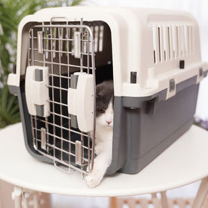 Airline Approved Plastic <b>Pet</b> <b>Carrier</b> with Wheels Eco-Friendly Houses & Plastic Tray for Dogs Cats & Small Animals - Product Image 4