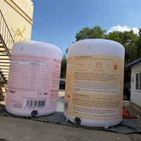 Ballon publicitaire gonflable personnalisé en forme de bouteille pour la promotion commerciale, la décoration et l'affichage en magasin ou sur pelouse