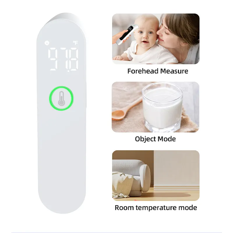 Vente en gros en stock Thermomètre infrarouge frontal numérique pour équipement médical domestique pour enfants et adultes