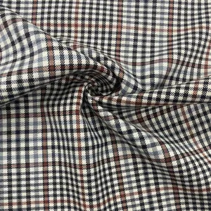Fabrika fiyat anti-statik 65 Polyester 33 Rayon 2 Spandex kumaş dokuma iplik boyalı çek kumaş için bluzlar
