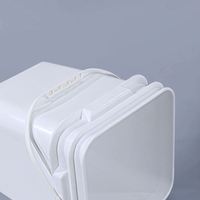 Ember Plastik India 5,25 Liter, Kotak, Bahan PP Food Grade dengan Pegangan Plastik untuk Kemasan Air dan Makanan-Harga Terjangkau