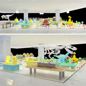 Atelier d'activités créatives DIY pour enfants à prix abordable, équipement de terrain de jeux intérieur avec table d'art en argile, peinture au sable et jeu de rôle pour centre commercial ou centre de divertissement familial (FEC) - Product Image 5