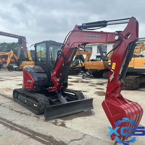 Excavadora de cadenas Yanmar VIO55 usada de 5.5 toneladas con motor PLC, caja de cambios y bomba, probada e inspeccionada - Product Image 4