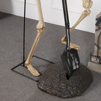 Décoration de scène pour Halloween, maison hantée et escape room : Squelette fantôme en plastique, électronique, avec lumières, sons et mouvements, thème fouillis de tombes