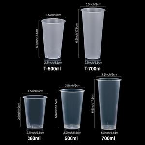 Gepersonaliseerde <span class=keywords><strong>plastic</strong></span> drinkbeker met aangepast logo, 90 injectie, wegwerpbaar, transparant PP, 16oz <span class=keywords><strong>plastic</strong></span> beker met deksel - Product Image 3