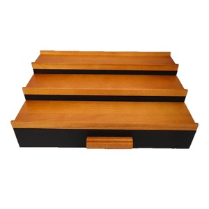 Multi Layer Wooden Cosmetic Storage Rack With Drawers Desktop Organizer For <b>Makeup</b> And Perfume Display - Product Image 5