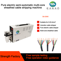 Machine à dénuder les câbles multiconducteurs semi-automatique à induction électrique pure pour fils de 0,03 à 4 mm²