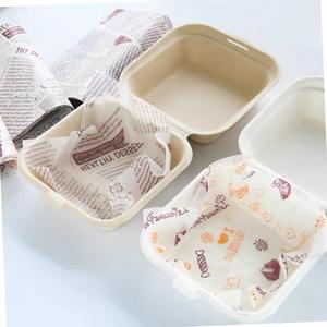 Fiambrera de pulpa moldeada para sushi, caja de comida de pulpa de caña de azúcar desechable, ecológica, venta al por mayor - Product Image 6