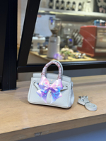 Sac à main de luxe en PU pour femme, taille 20, petit sac à bandoulière simple avec serrure et foulard