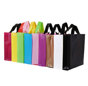 Wholesale Custom Retort Pouch <b>Plastic</b> Bags for Shoes & Clothing Recyclable PE Material Shopping Gift Packaging with Custom Logo - Product Image 3