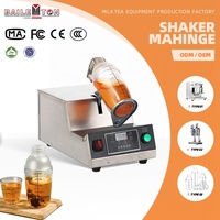 Baiwin Groothandel 110/220V Commerciële Melkthee Schudmachine Automatische Enkelkops Boba Thee Schudmachine Sap Cocktail Shaker