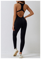 Vêtements de yoga une pièce serrés combinaison de sport une pièce élastique pour femmes ensemble de fitness unitard body grande taille