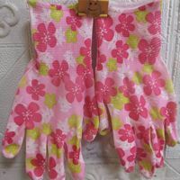 Sarung Tangan Berkebun Motif Bunga Lucu, Rajutan Bernapas untuk Perawatan Tanaman di Halaman Belakang
