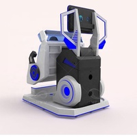 Manèges de parc d'attractions, jeu de montagnes russes d'arcade VR 360, machine de réalité virtuelle 9D à vendre