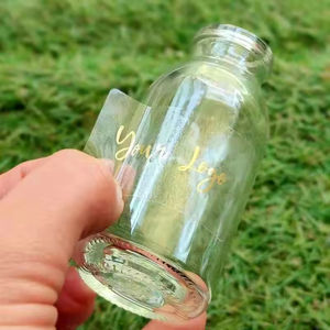 Autocollant de transfert 3D or et argent 5x5 cm, autocollant personnalisé pour emballage, logo, autocollant métallique personnalisé électro-plaqué - Product Image 4