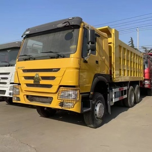 Envío Gratis Camión Volquete Pesado Usado SINOTRUK HOWO 6x4 de 10 Ruedas y 50 Toneladas con Motor Diésel Weichai de Bajo Precio para Venta en Minería Africana - Product Image 1