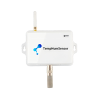 Capteur de température et d'humidité S21 LoRaWAN SHT35 IP64 avec batterie 5 ans, enregistreur sans fil de température et d'humidité relative pour la chaîne du froid industrielle et l'agriculture