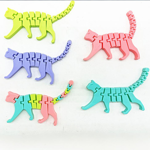 Poulpe mignon imprimé en 3D, animal imprimé en 3D avec articulations flexibles, décoration pour la maison, le bureau, la salle de classe, décoration de bureau de direction - Product Image 6