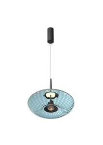 Luxury <strong>Small</strong> Aluminum Modern Round Glass <strong>Chandelier</strong> COB LED Decorating Dining Room Pendant <strong>Light</strong> - Product Image 5
