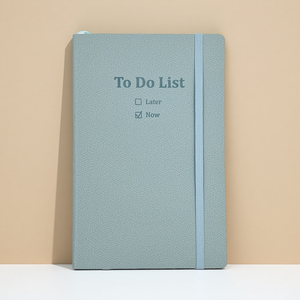 Cuaderno de diario de tapa dura de cuero PU A5 B6 promocional Impresión personalizada para hacer la lista - Product Image 4