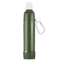 Paille filtrante à eau réutilisable et portable, purificateur d'eau personnel pour le camping, la randonnée, les situations d'urgence et la survie