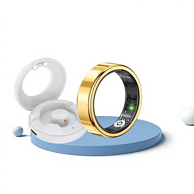 New Cross-Border SR09 Smart Ring Womens Heart-Rate Monitoring Video-Playing Long-Standby Black-Tech Waterproof Mens