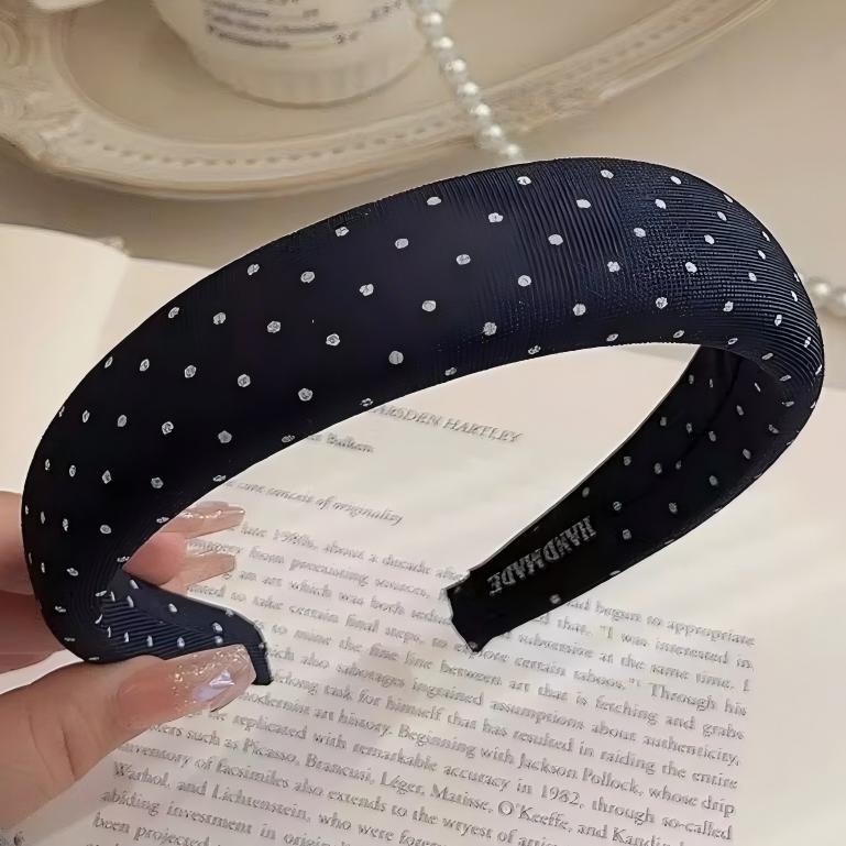 Navy blue dots