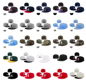 Gorra Ajustada de 6 Paneles de Calidad 5A con Logotipo Bordado Personalizado, Visera Plana, Estilo Béisbol, Gorra Deportiva, Gorra Snapback de Moda para Equipos de Béisbol - Product Image 2