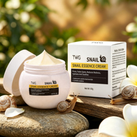 Crème à l'essence d'escargot TWG RTS 60g Soin de la peau Raffermissante Anti-rides Hydratante Blanchissante Crème pour le visage Hydratante Anti-âge