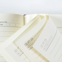Carnet A5 personnalisable avec impression de logo en cuir souple de haute qualité pour carnet professionnel de bureau
