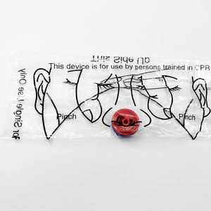 RCP desechable para máscara de protección de barrera Dispositivos de primeros auxilios Bolsa de emergencia con máscara de entrenamiento de rescate para respuesta inicial - Product Image 6