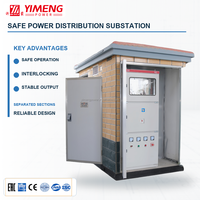 YIMENG 11KV 415V Solution de sous-poste préfabriqué triphasé européen compact pour transformateur et appareillage extérieur