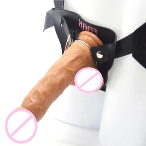 FAAK-G109 Wholesale Strap on <b>Dildo</b> Rubber Penis Soft Sex Toy for Woman Anal Masturbating Sex Shop Lesbian Sex Toys - Product Image 1