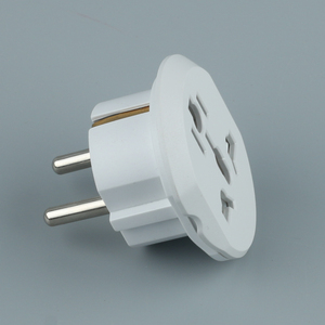 Adaptateur de prise Schuko type F UE 10A 220V, prise de voyage universelle à 2 broches avec mise à la terre, convertisseur de prise multi-pays - Product Image 3
