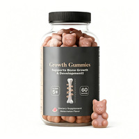 Gummies de soutien nutritionnel pour les os des enfants, saveur pastèque, 60 unités, complément alimentaire