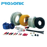 Kustom 0 4 8 10 Gauge AWG OFC CCA TCCA Kit kabel Amplifier instalasi Subwoofer Audio mobil fleksibel lunak Amp Kit kabel