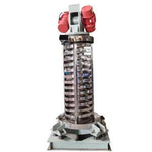 New Hygienic Spiral Vertical Vibration Conveyor Stainless Steel Durable Fragile Material Lifting Cooling Restaurant Industry - Product Image 2