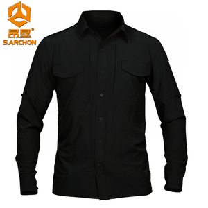 Camicia tattica sportiva all'aperto asciugatura rapida vestiti elastici per gli uomini Casual Workwear <span class=keywords><strong>Safari</strong></span> camicie produttore di <span class=keywords><strong>abbigliamento</strong></span> all'ingrosso - Product Image 2