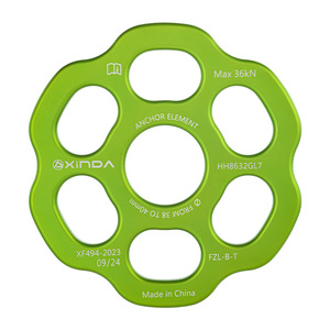 Xinda Anker-Element 7-Loch-Seilverteiler 36kN Max für Kletterausrüstung - Product Image 1