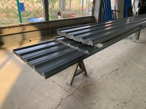 Feuilles de toiture ondulées colorées taillées sur mesure Acier galvanisé au bitume noir Soudage par cintrage de murs zingué laminé à chaud - Product Image 4