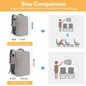Sac à dos de voyage en gros pour cabine, 40 x 30 x 20 cm, avec compartiment à chaussures - Product Image 4