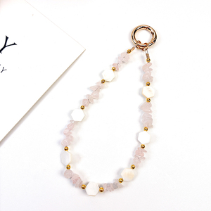 Chaîne <span class=keywords><strong>de</strong></span> <span class=keywords><strong>téléphone</strong></span> portable tendance et luxueuse, texture cristalline, cordon à perles, chaîne <span class=keywords><strong>de</strong></span> poignet, installation facile, <span class=keywords><strong>personnalisable</strong></span>, accessoire anti-perte - Product Image 5