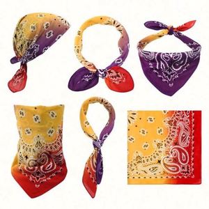 En stock, vente en gros à bas prix, bandana personnalisé avec logo, 100% coton, pour usage sportif avec protection solaire - Product Image 1