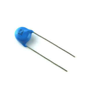 Condensador Cerámico de Disco de Alto Voltaje 20KV 470PF <span class=keywords><strong>471</strong></span>, Condensador Cerámico de Disco con Recubrimiento Azul de Baja Densidad de Frecuencia 20KV <span class=keywords><strong>471</strong></span> 0.47nF 0.00047 - Product Image 1