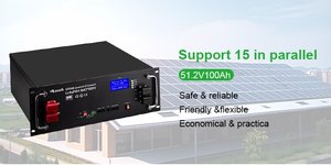แบตเตอรี่ลิเธียม 51.2V 100Ah 5KWh IP65 BMS สำหรับพลังงานแสงอาทิตย์ในบ้าน ระบบแยกส่วน CAN AC พร้อมชุดเก็บพลังงานแบบติดตั้งบนชั้นวาง - Product Image 6