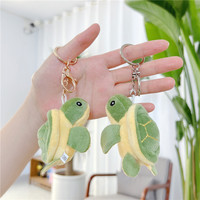 Mignonne petite tortue en peluche tortue pendentif jeu cadeau poupée pour enfants porte-clés accessoires petite poupée