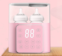 Chauffe-biberon multifonction rapide pour bébé chauffe-aliments chauffe-lait avec double contrôle actif précis de la température