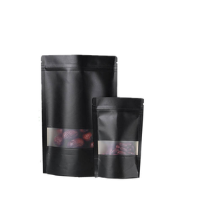 Bolsas de Papel Kraft Mate con Ventana y Cierre Hermético, Personalizables con Logotipo, <span class=keywords><strong>para</strong></span> Snacks, Palomitas, Frutos Secos y Alimentos <span class=keywords><strong>para</strong></span> Mascotas, Venta al Por Mayor - Product Image 5